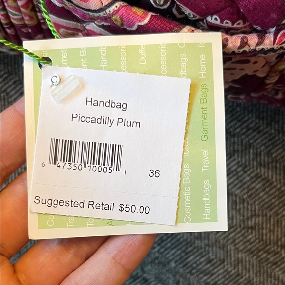 Vera Bradley Women's Burgundy  Travel Bag - Picture 3 of 13